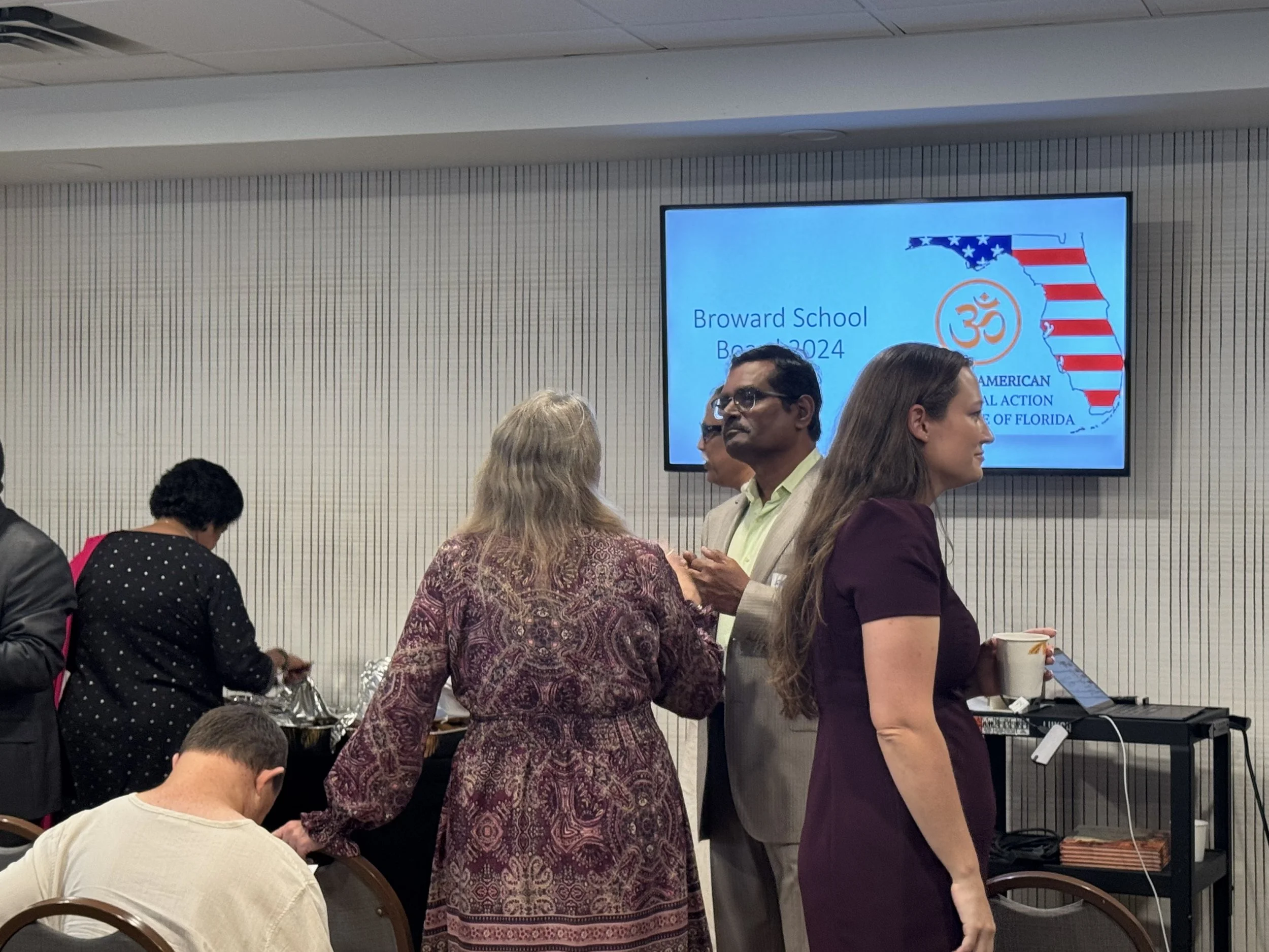 School Board Candidates Meet & Greet — Hampton Inn, Weston — Jul 2024 - photo 2