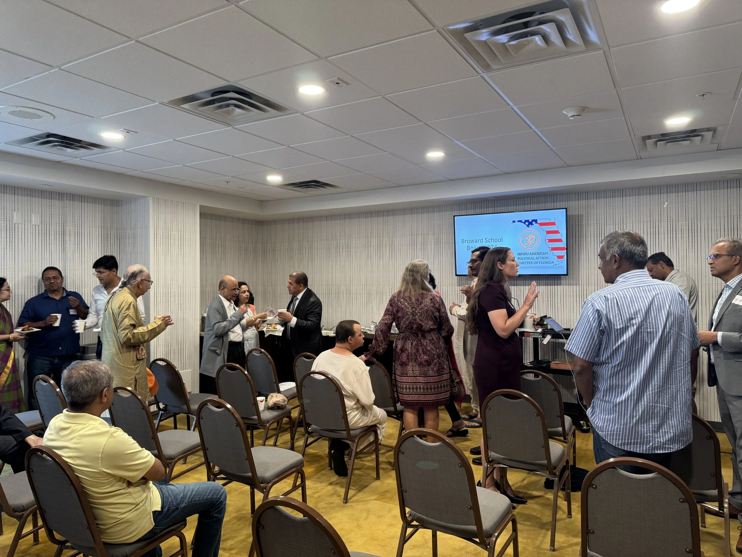 School Board Candidates Meet & Greet — Hampton Inn, Weston — Jul 2024 - photo 3